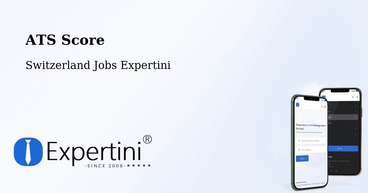 Resume ATS Score & Job Description Match Tool – Troinex - Switzerland Jobs Expertini